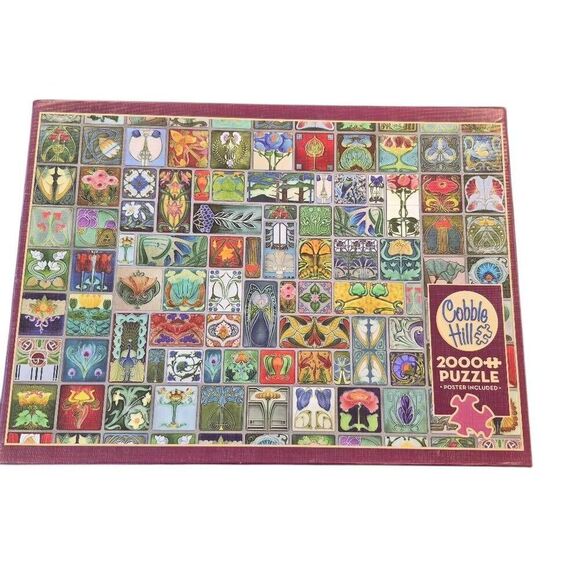 Cobble Hill Tile Work 2000 pc Jigsaw Puzzle - Picture 4 of 8